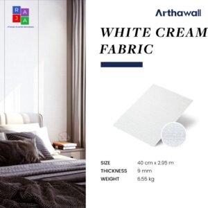 ArthaWall White Cream Fabric